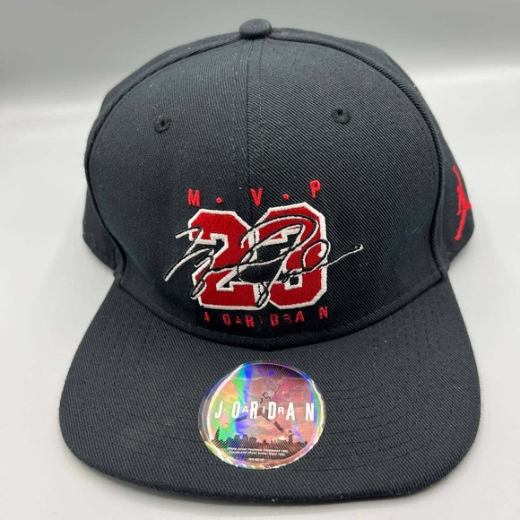 Air Jordan 23 Hat Men Black MVP Embroidered Logo Jumpman Snap Back Cap
